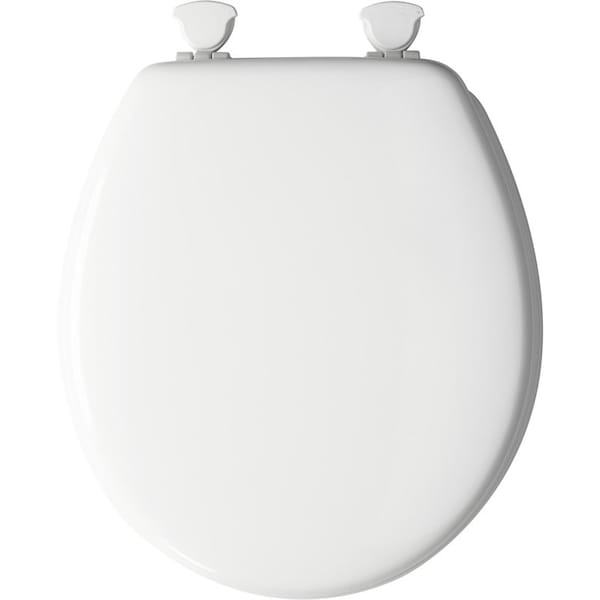 Bemis Toilet Seat Rnd Wd Enml White 44EC000 Zoro